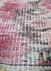 vintage red and orange wool hand knotted Rug - CloseUp vintage red and orange wool hand knotted Rug - CloseUp