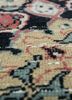 vintage grey and black wool hand knotted Rug - CloseUp vintage grey and black wool hand knotted Rug - CloseUp