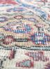 vintage red and orange wool hand knotted Rug - CloseUp vintage red and orange wool hand knotted Rug - CloseUp