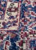 vintage red and orange wool hand knotted Rug - CloseUp vintage red and orange wool hand knotted Rug - CloseUp