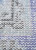 vintage pink and purple wool hand knotted Rug - CloseUp