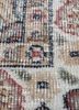 vintage red and orange wool hand knotted Rug - CloseUp vintage red and orange wool hand knotted Rug - CloseUp