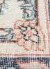 vintage red and orange wool hand knotted Rug - CloseUp vintage red and orange wool hand knotted Rug - CloseUp