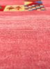 nuray red and orange wool hand knotted Rug - CloseUp nuray red and orange wool hand knotted Rug - CloseUp