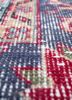 vintage red and orange wool hand knotted Rug - CloseUp vintage red and orange wool hand knotted Rug - CloseUp