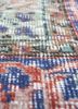 vintage red and orange wool hand knotted Rug - CloseUp vintage red and orange wool hand knotted Rug - CloseUp