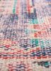 vintage red and orange wool hand knotted Rug - CloseUp vintage red and orange wool hand knotted Rug - CloseUp