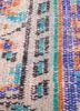 vintage red and orange wool hand knotted Rug - CloseUp vintage red and orange wool hand knotted Rug - CloseUp