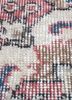 vintage red and orange wool hand knotted Rug - CloseUp vintage red and orange wool hand knotted Rug - CloseUp
