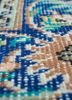 vintage beige and brown wool hand knotted Rug - CloseUp vintage beige and brown wool hand knotted Rug - CloseUp