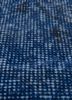 vintage blue wool hand knotted Rug - CloseUp vintage blue wool hand knotted Rug - CloseUp