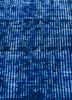 lacuna blue wool hand knotted Rug - CloseUp