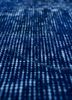 lacuna blue wool hand knotted Rug - CloseUp