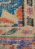 vintage red and orange wool hand knotted Rug - CloseUp vintage red and orange wool hand knotted Rug - CloseUp