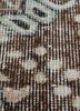 vintage beige and brown wool hand knotted Rug - CloseUp vintage beige and brown wool hand knotted Rug - CloseUp
