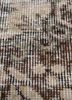 vintage beige and brown wool hand knotted Rug - CloseUp vintage beige and brown wool hand knotted Rug - CloseUp