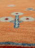 nuray red and orange wool hand knotted Rug - CloseUp nuray red and orange wool hand knotted Rug - CloseUp