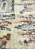 vintage beige and brown wool hand knotted Rug - CloseUp vintage beige and brown wool hand knotted Rug - CloseUp
