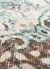 vintage beige and brown wool hand knotted Rug - CloseUp vintage beige and brown wool hand knotted Rug - CloseUp