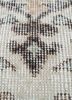 vintage beige and brown wool hand knotted Rug - CloseUp vintage beige and brown wool hand knotted Rug - CloseUp