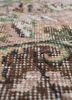 vintage red and orange wool hand knotted Rug - CloseUp vintage red and orange wool hand knotted Rug - CloseUp