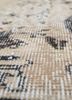 vintage beige and brown wool hand knotted Rug - CloseUp vintage beige and brown wool hand knotted Rug - CloseUp