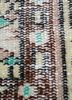 vintage blue wool hand knotted Rug - CloseUp vintage blue wool hand knotted Rug - CloseUp