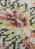 vintage red and orange wool hand knotted Rug - CloseUp vintage red and orange wool hand knotted Rug - CloseUp
