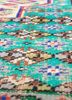 vintage multi wool hand knotted Rug - CloseUp vintage multi wool hand knotted Rug - CloseUp