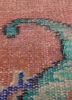 vintage multi wool hand knotted Rug - CloseUp