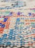 vintage red and orange wool hand knotted Rug - CloseUp vintage red and orange wool hand knotted Rug - CloseUp