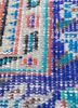 vintage multi wool hand knotted Rug - CloseUp vintage multi wool hand knotted Rug - CloseUp