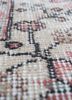 vintage red and orange wool hand knotted Rug - CloseUp vintage red and orange wool hand knotted Rug - CloseUp