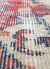 vintage red and orange wool hand knotted Rug - CloseUp vintage red and orange wool hand knotted Rug - CloseUp