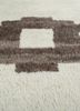 zuri beige and brown wool hand knotted Rug - CloseUp zuri beige and brown wool hand knotted Rug - CloseUp