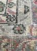 vintage red and orange wool hand knotted Rug - CloseUp vintage red and orange wool hand knotted Rug - CloseUp