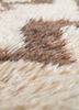 nuray beige and brown wool hand knotted Rug - CloseUp nuray beige and brown wool hand knotted Rug - CloseUp