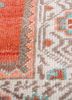 nuray red and orange wool hand knotted Rug - CloseUp nuray red and orange wool hand knotted Rug - CloseUp
