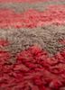 zuri red and orange wool hand knotted Rug - CloseUp zuri red and orange wool hand knotted Rug - CloseUp