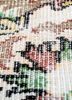 vintage green wool hand knotted Rug - CloseUp