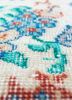 vintage multi wool hand knotted Rug - CloseUp vintage multi wool hand knotted Rug - CloseUp