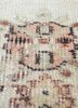 vintage ivory wool hand knotted Rug - CloseUp vintage ivory wool hand knotted Rug - CloseUp