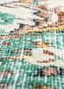 vintage beige and brown wool hand knotted Rug - CloseUp vintage beige and brown wool hand knotted Rug - CloseUp