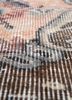 vintage red and orange wool hand knotted Rug - CloseUp vintage red and orange wool hand knotted Rug - CloseUp