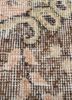 vintage red and orange wool hand knotted Rug - CloseUp vintage red and orange wool hand knotted Rug - CloseUp