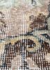 vintage beige and brown wool hand knotted Rug - CloseUp vintage beige and brown wool hand knotted Rug - CloseUp