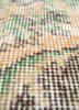 vintage red and orange wool hand knotted Rug - CloseUp vintage red and orange wool hand knotted Rug - CloseUp