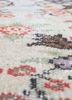 vintage red and orange wool hand knotted Rug - CloseUp vintage red and orange wool hand knotted Rug - CloseUp