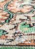 vintage red and orange wool hand knotted Rug - CloseUp vintage red and orange wool hand knotted Rug - CloseUp