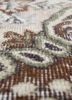 vintage beige and brown wool hand knotted Rug - CloseUp vintage beige and brown wool hand knotted Rug - CloseUp
